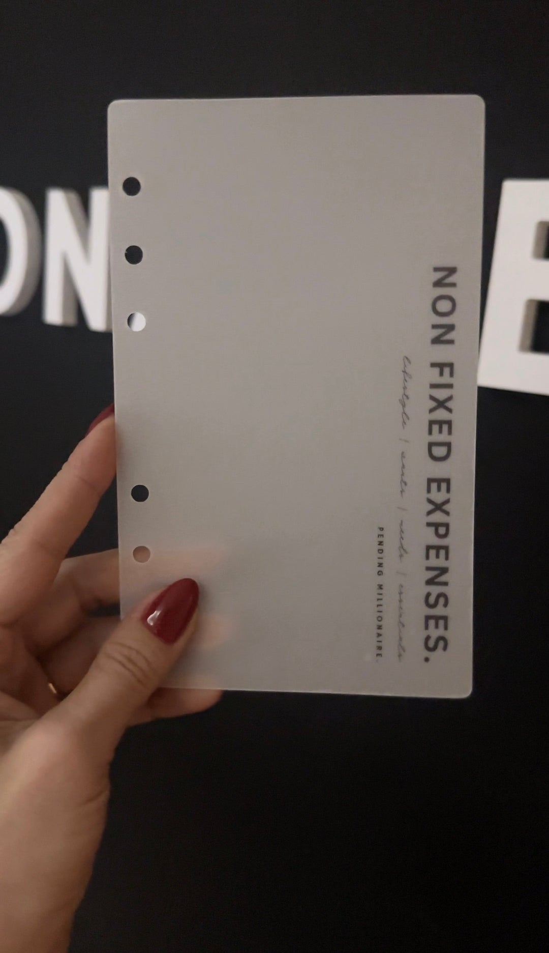Non - Fixed Expenses Dashboard