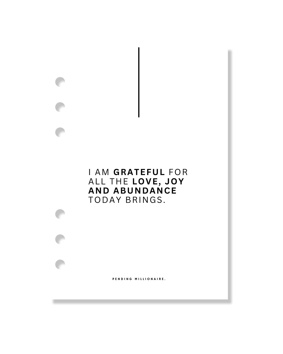 I Am Grateful Dashboard Quote