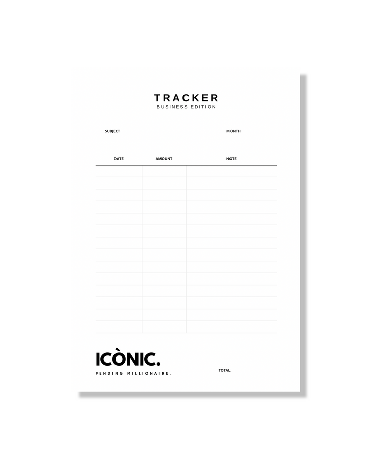 ICÒNIC. Business Planner Inserts — CEO Edition