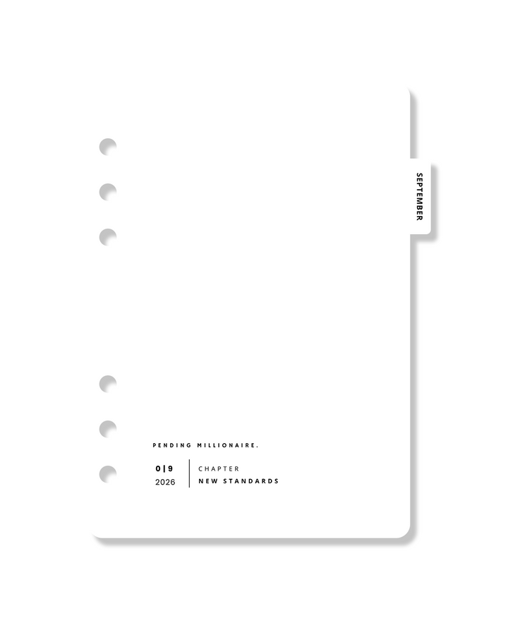 2026–2027 Weekly Planner Insert | A5