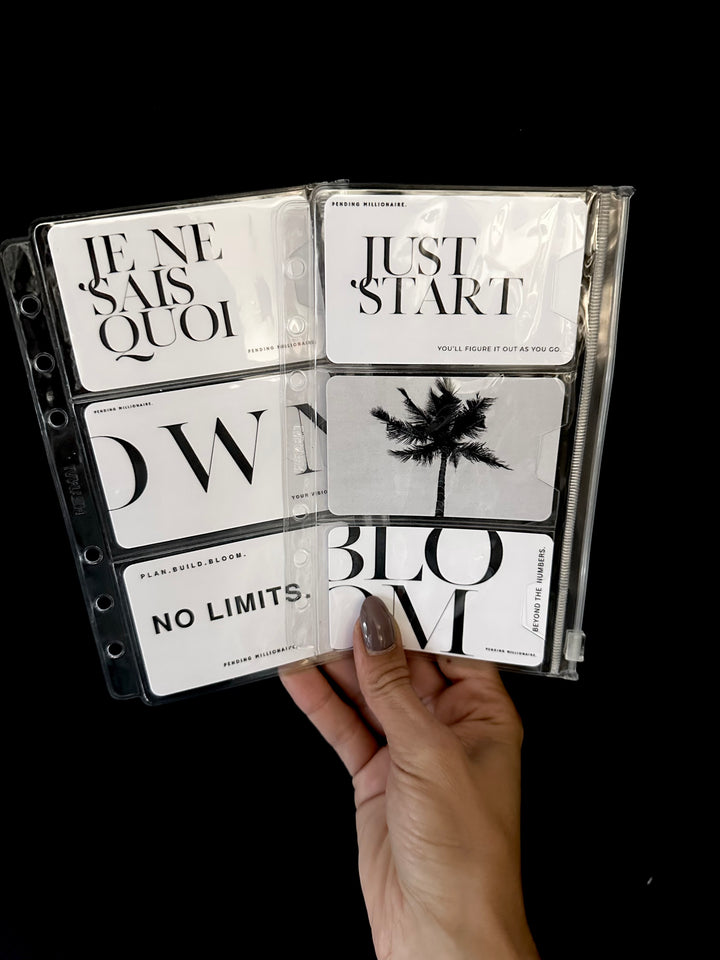 PM Signature Insert Deluxe — A6 Transparent Dashboard