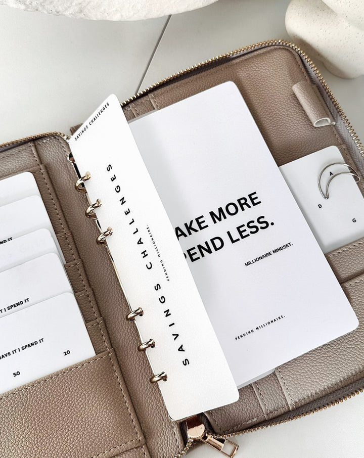 Frosted Binder Bookmarks – A6