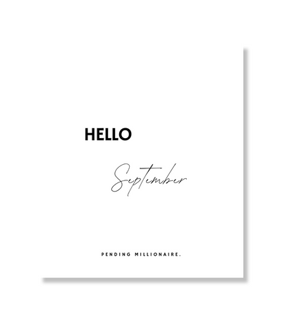 Hello Month — Minimal Luxe Cards