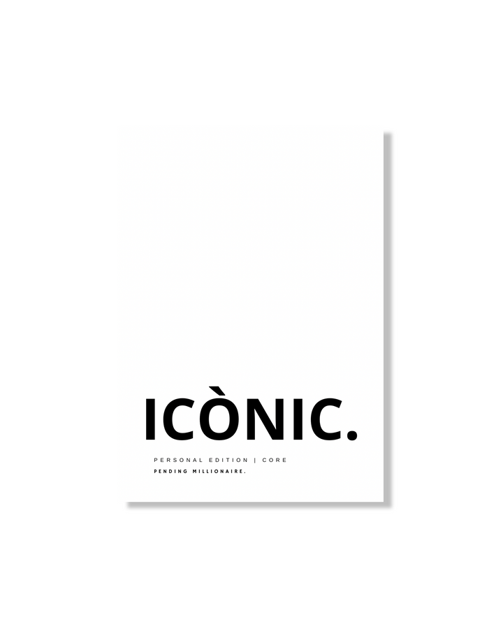 ICÒNIC. Personal Planner Inserts — Core Edition
