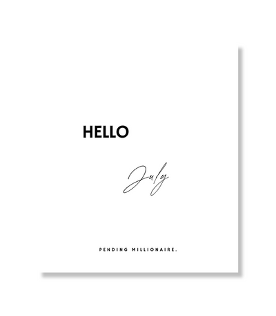 Hello Month — Minimal Luxe Cards