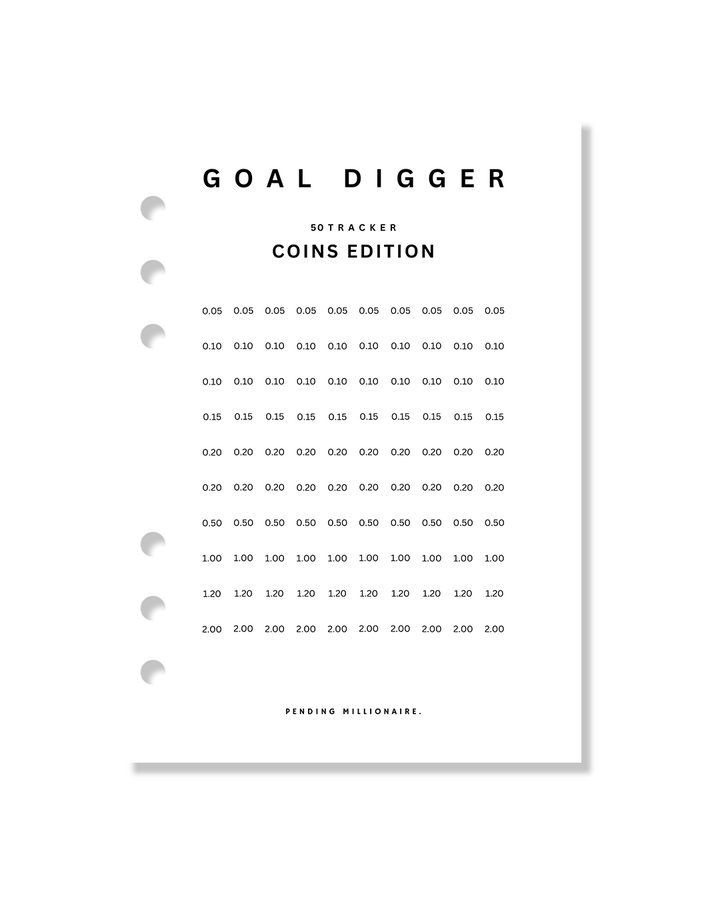 Coins Edition Savings Challenge