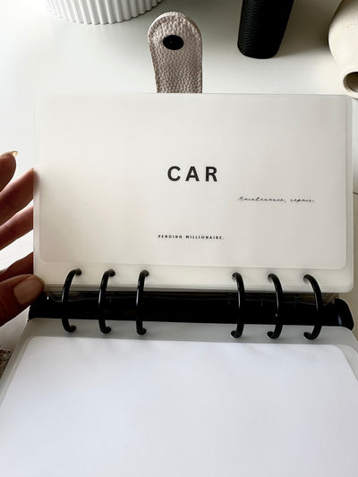 Minimalistic Cash Envelopes A6