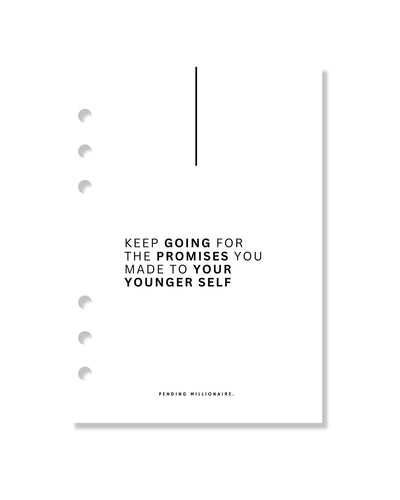 Keep Going For.. Dashboard Quote