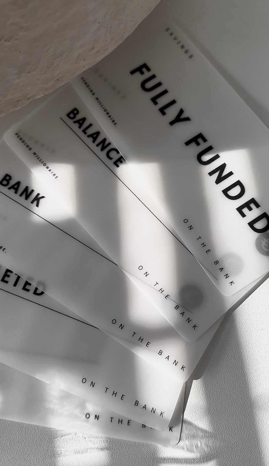 Cash Placeholders + Transparant Wallet