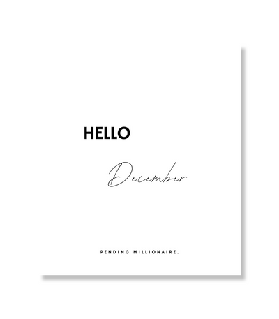Hello Month — Minimal Luxe Cards