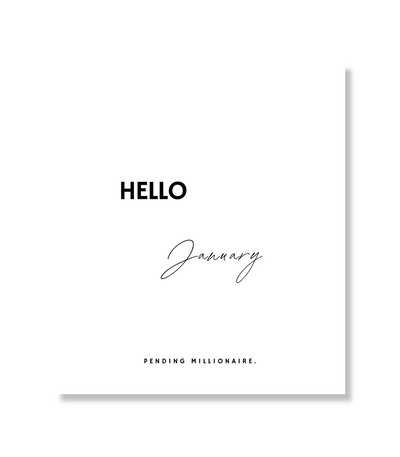 Hello Month — Minimal Luxe Cards