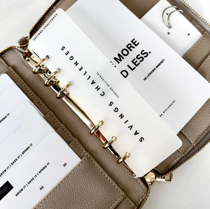 Frosted Binder Bookmarks – A6