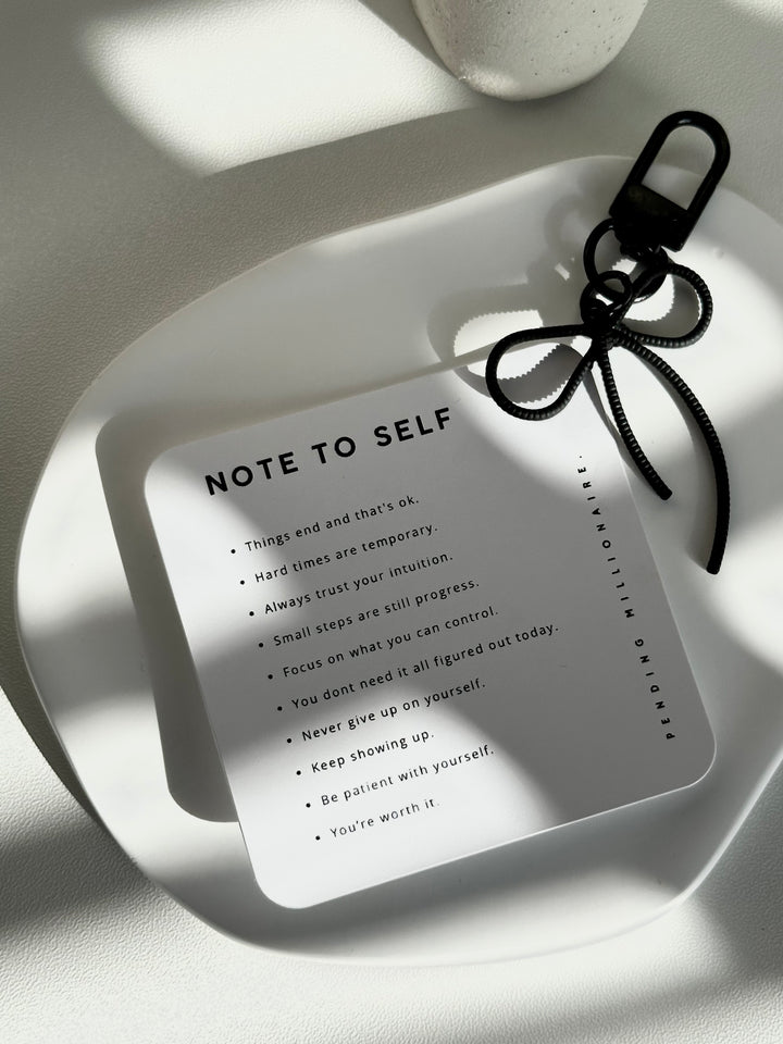 Note to Self Card