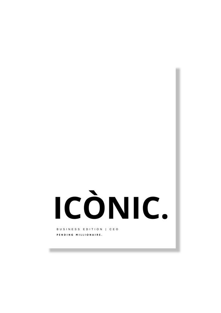 ICÒNIC. Business Planner Inserts — CEO Edition