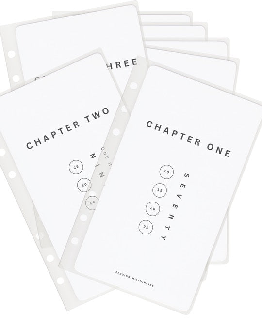 Chapter Savings Challenge Bundle 1.5K A6