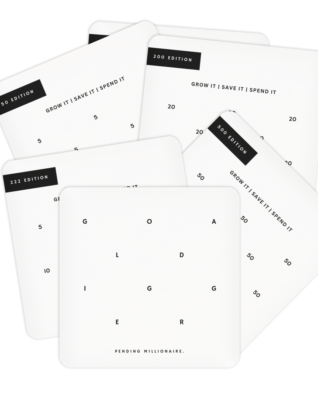 Mini Savings Challenge Card Bundle