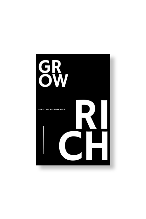 Grow Rich Quote Mini Card