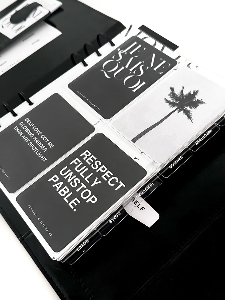 PM Signature Insert Deluxe — A5 Transparent Dashboard
